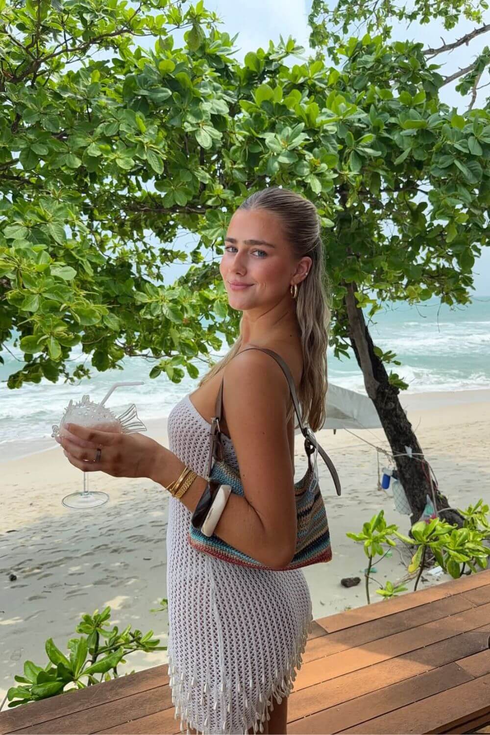 Fernanda | Vestido Curto em Crochê com Tomara que Caia